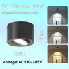 Foco LED empotrable cuadrado GU10 sin luz principal, ángulo ajustable, para recibidor y sala de estar, no requiere perforación, foco LED circular para el hogar