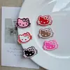 Accesorios de Cabeza de Gato Delgada de Celebridad de Internet Estilo Japonés Venta al por Mayor Materiales para Pasador de Zapatos Bolsas de Zapatos Fundas de Teléfono Pegamento de Crema Hecho a Mano DIY