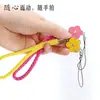 Funda de Teléfono Camelia Pu Correa para Teléfono Bolso para Cámara Correa de Muñeca Trenzada de Nylon Correa de Camelia para Teléfono