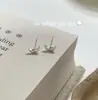 Pendientes de Plata de Ley S999 Luna Ou Ni Han para Niñas, Personalizados, Sencillos, Estilo Ins, Dulces, Modernos, Brazalete de Oreja Versátil