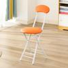 Silla plegable, taburete, silla portátil para exteriores, respaldo simple, silla de entrenamiento, hogar, dormitorio de estudiantes, taburete redondo simple