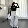 Pantalones de Niña Otoño 2026 Nuevos y Modernos Pantalones Cargo para Niñas Mayores, Versátiles Pantalones Casuales de Pierna Ancha para Niños