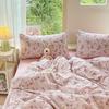 Conjunto de Roupa de Cama Nantong Quatro Peças 100% Algodão Grau Materno e Infantil, Capa de Edredom Individual, Conjunto de Lençol de Elástico Três Peças para Dormitório Estudantil 4