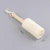 Cabo de Madeira Sólida Esponja Natural Porta Sabão Escova de Lavar Louça com Cabo Longo Escova para Copos Doméstica Antiaderente Óleo Limpa Panelas Escova de Lavar Louça Retrô com Cabo