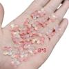 Pétalos de cristal de hortensia de 8 mm, accesorios de joyería hechos a mano, horquilla antigua, material para tocado, venta al por mayor