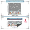 Decorações de Natal transfronteiriças: Casa de Natal, floco de neve, presente, adesivos de janela, vitrine, porta de vidro, decoração de casa, adesivos eletrostáticos para vidro