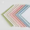Tela de Lino de Algodón de Color Sólido Estilo Chino Tela para Bordado a Mano DIY Práctica Cuadrado Pequeño Pañuelo Bufanda Cuadrada Tela para Bolsitas