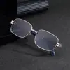 Gafas de sol cuadradas de moda europeas y americanas 2026 para hombre, Gafas de sol de moda para exteriores y conducción con protección UV para hombre, Transfronterizo