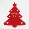 Venta al por mayor de fábrica nuevo comercio exterior fieltro navideño no tejido árbol de Navidad bolsa para cubiertos de mesa cuchillo y tenedor productos de decoración para fiestas