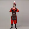 Traje Antigo Infantil Armadura do General Zhao Zilong, Uniforme de Soldado da Guarda Antiga de Mulan, Armadura, Trajes de Performance Masculino e Feminino
