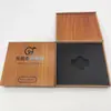Empaque de Terminal Caja de Madera Almacenamiento Soporte Interior Impresión de Logo Música para Coche Tapa abatible Caja de Empaque USB Digital