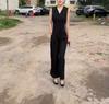 25799 Nuevo Daimei Aiyuyuan Verano 2025 Nuevo Estilo Elegante Chaleco de Traje con Cuello en V Conjunto de Pantalones de Pierna Ancha de Cintura Alta