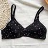 Fabricante de Sujetador Push-Up Cómodo sin Aros de Dos Filas de Broches Delgado Estampado para Ropa Interior Femenina de Comercio Exterior Transfronterizo