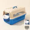 Caixa de Transporte para Animais de Estimação para Gatos, Tamanho Grande, Portátil para Montar no Carro, Viagem com Bagagem Despachada, Gato e Cachorro, Suprimentos para Animais