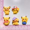 Kit de pegamento de crema Pikachu Elfo de Dibujos Animados Accesorio para el Cabello Regalo Accesorios de Colgante de Resina Hechos a Mano