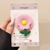 Película de silicona de flor de dibujos animados japonesa y coreana, soporte de airbag para teléfono, soporte de escritorio retráctil magnético MagSafe N52