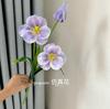 Flor Artificial Nueva Tulipán Trilobulado Decoración del Hogar Exquisito de Gama Alta Boda Tulipán Artificial Flor Artificial