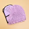 Toalla de microfibra chenilla absorbente secado rápido para mascotas toalla de baño para gato perro suministros de limpieza para mascotas