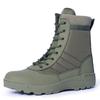 Fabricantes de botas para hombre suministran botas de combate botas tácticas botas altas negras para exteriores anti-patada anti-colisión botas de senderismo para hombres y mujeres
