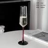 Copa de champán tipo cáliz rojo estilo europeo, copa de cóctel especial de bar de cristal de cristal creativo premium