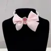 Collar para Mascotas Transfronterizo, Lazo de Perla para Gato, Moderno, Dulce y Lindo, Accesorios para Mascotas con Diamante en Forma de Corazón para Perro, Personalizado