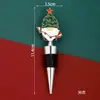 Rolha de Vinho Tinto Vermelha de Venda Quente Transfronteiriça, Rolha de Vedação para Conservação de Vinho, Rolha de Garrafa de Vinho para Festa de Natal, Pequeno Presente