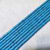 Variedad Transfronteriza de emperadores turquesa africano 2*4mm espaciador cuenta redonda lisa pulsera de mano diy accesorios para collar venta al por mayor