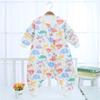 Grande Promoção Aishiyi Saco de Dormir para Bebê Primavera & Outono Camada Dupla Algodão Puro Fino Saco de Dormir com Pernas Separadas Estilo Roupa Saco de Dormir para Bebê Estampado