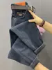 Jeans Rectos de Pana para Mujer, Tallas Grandes, Nuevos para Otoño e Invierno, Cintura Alta, Adelgazantes, Cortos, Estilo Papá, Harem, Zanahoria
