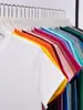 Camiseta de Algodão Penteado CVC Algodão Puro 180g Verão Manga Curta Camisa Publicitária para Homens e Mulheres, Camiseta Cultural, Personalização de Roupas para Grupos Atacado