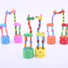 Robô Variante Criativo de Madeira Meninos e Meninas Blocos de Construção Deformados Bonitos Brinquedos Montados de Madeira Presente de Aniversário do Estudante