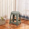 Bancos de Plástico para Uso Doméstico, Bancos Gruesos para Adultos, Elegantes Bancos para Mesa de Comedor, Pequeños Bancos Cuadrados Simples, Bancos Altos Económicos, Venta al Por Mayor de Fábrica