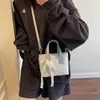 Moda Nuevo Estilo Chino Bordado Bolso de Cubo de Mano para Mujer Verano 2025 Nuevo Bolso de Hombro Versátil Color-Block Bolso Cruzado de Moda