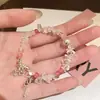 Cuerda Trenzada para Pareja Cuerda de Mano Lujo Ligero Perla de Gama Alta Lazo Pulsera con Cuentas para Mujer 2025 Nuevo Artículo