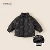 Bangxuan Ropa Infantil Invierno Ropa con Solapa Cárdigan para Bebé Niño Chaqueta de Algodón para Niños Chaqueta Gruesa de Algodón para Niño