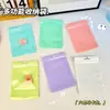 Bolsas Ziplock de Macarrones Coloridos, Bolsas para Almacenamiento de Papelería, Bolsas Transparentes Selladas de Costilla Engrosada al por Mayor