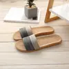 Nuevas Pantuflas de Piso Pantuflas de Algodón Lino Sandalias de Casa Pantuflas Sandalias de Verano Pantuflas Pantuflas de Piso H-4