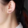 2023 nuevos aretes redondos de alambre trenzado para hombre y mujer, aretes de temperamento sin agujero, aretes sencillos de clip para la oreja de resorte al por mayor