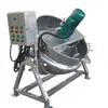Panela Encamisada de Mistura Vertical Material de Aço Inoxidável Panela de Mistura Wok de Mistura com Aquecimento Elétrico
