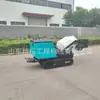 Exportado para Portugal: Tanque Misturador de Concreto Tipo Esteira, Misturador Pequeno Autocarregável, Caminhão Tanque para Canteiros de Obras