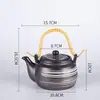 Tetera de Estilo Chino Nuevo Hervidor para Restaurante de Sushi Japonés Olla para Sopa Olla Caliente Vajilla de Cerámica Estilo Japonés para Hotel