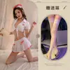 Lencería sexy, conjunto de uniforme de enfermera sexy de deseo puro para mujeres, lindo disfraz sexy de falda corta para actuaciones en el escenario, disponible para venta al por mayor