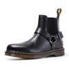Botas Chelsea Airpeden Cross Border para Casal Feminino plus size Botas de Motociclista Botas de Tornozelo de Couro Genuíno para Mulheres Botas de Couro Slip-on