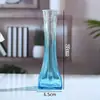 Vaso de vidro criativo europeu cor transparente flores hidropônicas plantas verdes enfeites de mesa arranjo de flores atacado
