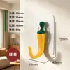 Popular colgador de abrigo con forma de chile, gancho creativo para colgar en la pared sin taladro para la entrada, colgador de llaves para la pared