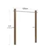Perchero de pie de acero inoxidable plateado cepillado, Perchero de pared, Perchero para tienda de ropa de hombre y mujer, Colgador para tienda de ropa