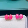 Explosões de som de chocalho transfronteiriças ao vivo pó natural opala brincos pedra principal 5x 7mm direto da fábrica atacado de fábrica