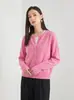 Outono/Inverno 2026 Novo Tricô Base de Manga Longa 100% Caxemira Roupa Íntima Suéter para Mulheres Exportação Comércio Exterior Em Estoque