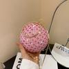 Bolso de cadena para mujer, pequeño, de moda 2023, con lentejuelas, elegante, para fiesta de noche, bandolera de hombro con bola.