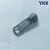 Zíper YKK Não. Zíper de metal com 5 dentes e cabeça de zíper automática quadrada para carcela de roupas e botas